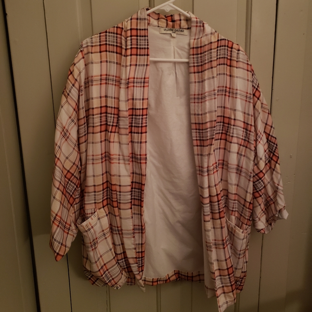 Valentine Gauthier Plaid Cardigan